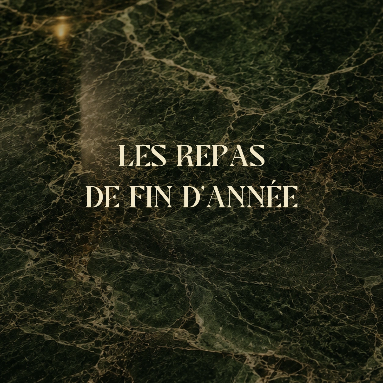 Les repas de fin d'année